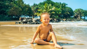 boy on a beach