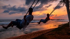 Evening beach